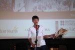 Polen Ly at Yxine Film festival where his film Iva won the Best Screenplay Award.